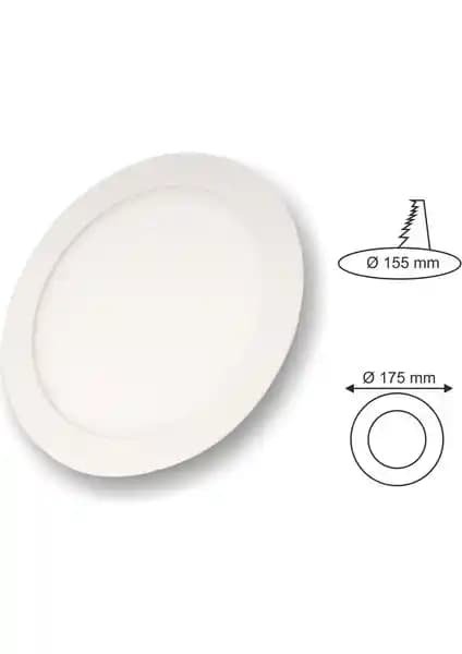 CT-5147G Sıva Altı LED Panel Spot: 12W, 3200K-6400K, 120° Yayılım ve IP20 iç mekan