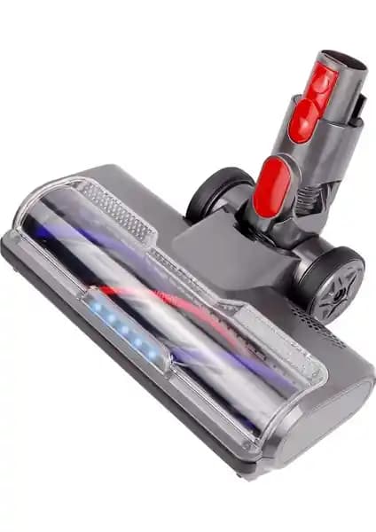 Dyson V7–V15 Uyumlu Fırça Başlığı Özellikleri: Geniş Başlıkla Işıklı Temizlik Performansı