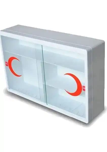 İpekel Ecza Dolabı: Plastik Malzeme ve Şeffaf Kapak ile Güvenli İlaç Depolama