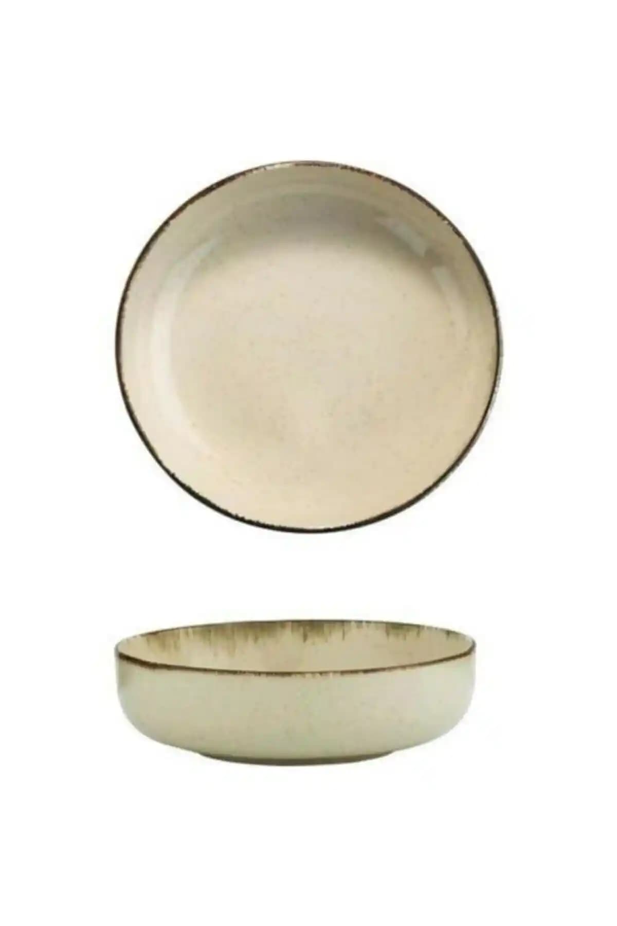 Kütahya Porselen Pearl Mood 15 cm Tarçın 2'li Çorba Kasesi Seti: Zarif, dayanıklı porselen