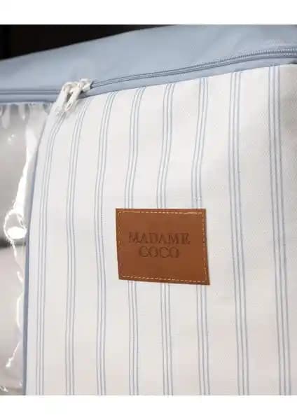 Madame Coco Nuage 2'li Pencereli Hurç Beyaz/Açık Mavi ile Dolap İçinde Düzen ve Görünürlük