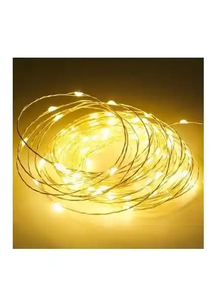 Peri Işık Pilli (Günışığı) – 3 Metre İç Mekan Dekorasyonu İçin Kablosuz Aydınlatma Çözümü