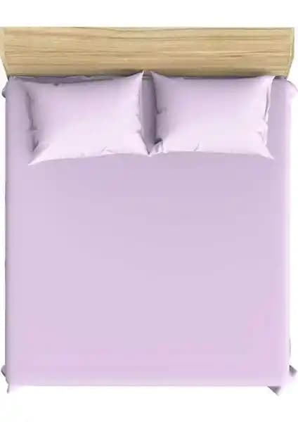 Şanlı Tek Kişilik Penye Lastikli Çarşaf 100x200 Açık Lila - Kaymaz ve Konfor Sunan Ürün