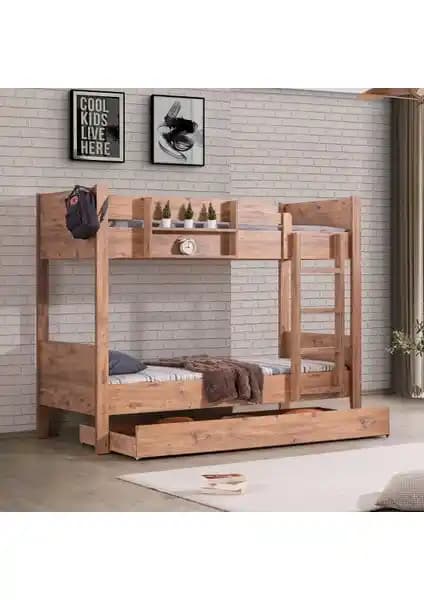 Setay Ranza: Yavrulu Üst Yataklı Çok Katlı Çocuk Odası Yatağı ve Montaj Kılavuzu