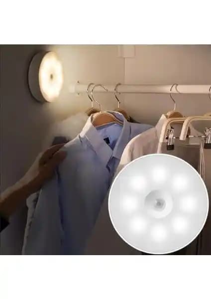 Sge Teknoloji 16 LED 2 Renk 5 Modlu Hareket Sensörlü LED Lamba - Manyetik ve Taşınabilir