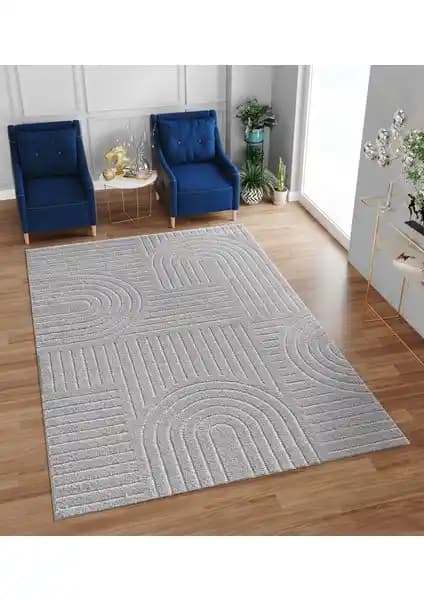 Venucci Quincey Bukleli Halı - 17 mm Hav Yüksekliği, Yüksek Yoğunluk, Krem Renk