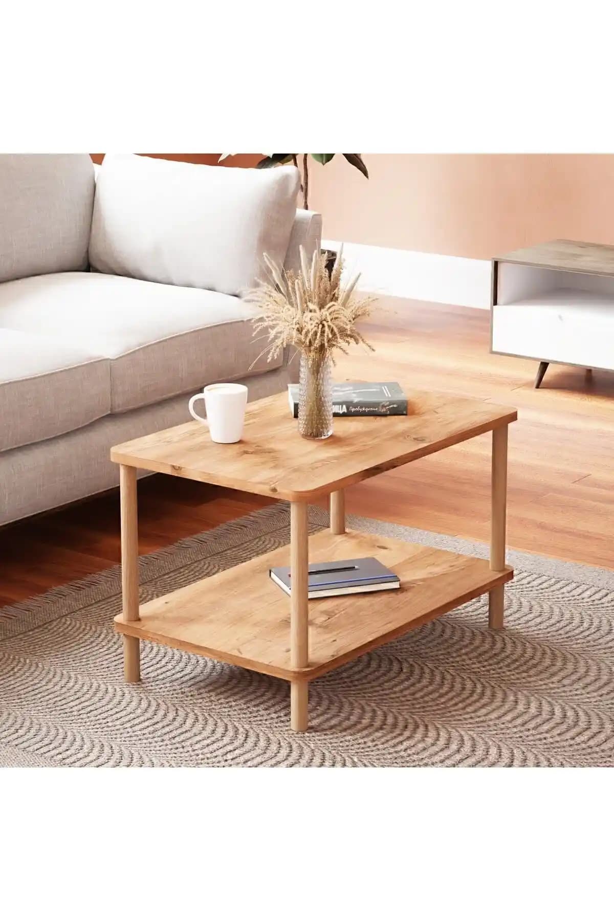 Atlantik Çam Orta Sehpa – İsveç/İskandinav Esinti Gazetelikli 18 mm Yonga FSC Sertifikalı