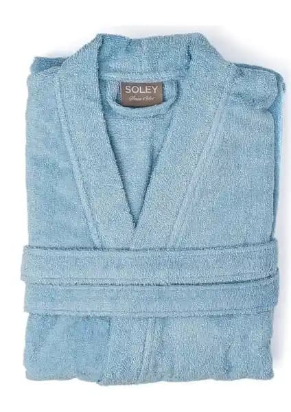 Soley %100 Pamuklu Kimono Bornozu – Yumuşak Dokulu, Yüksek Emicili ve OEKO-TEX Sertifikalı