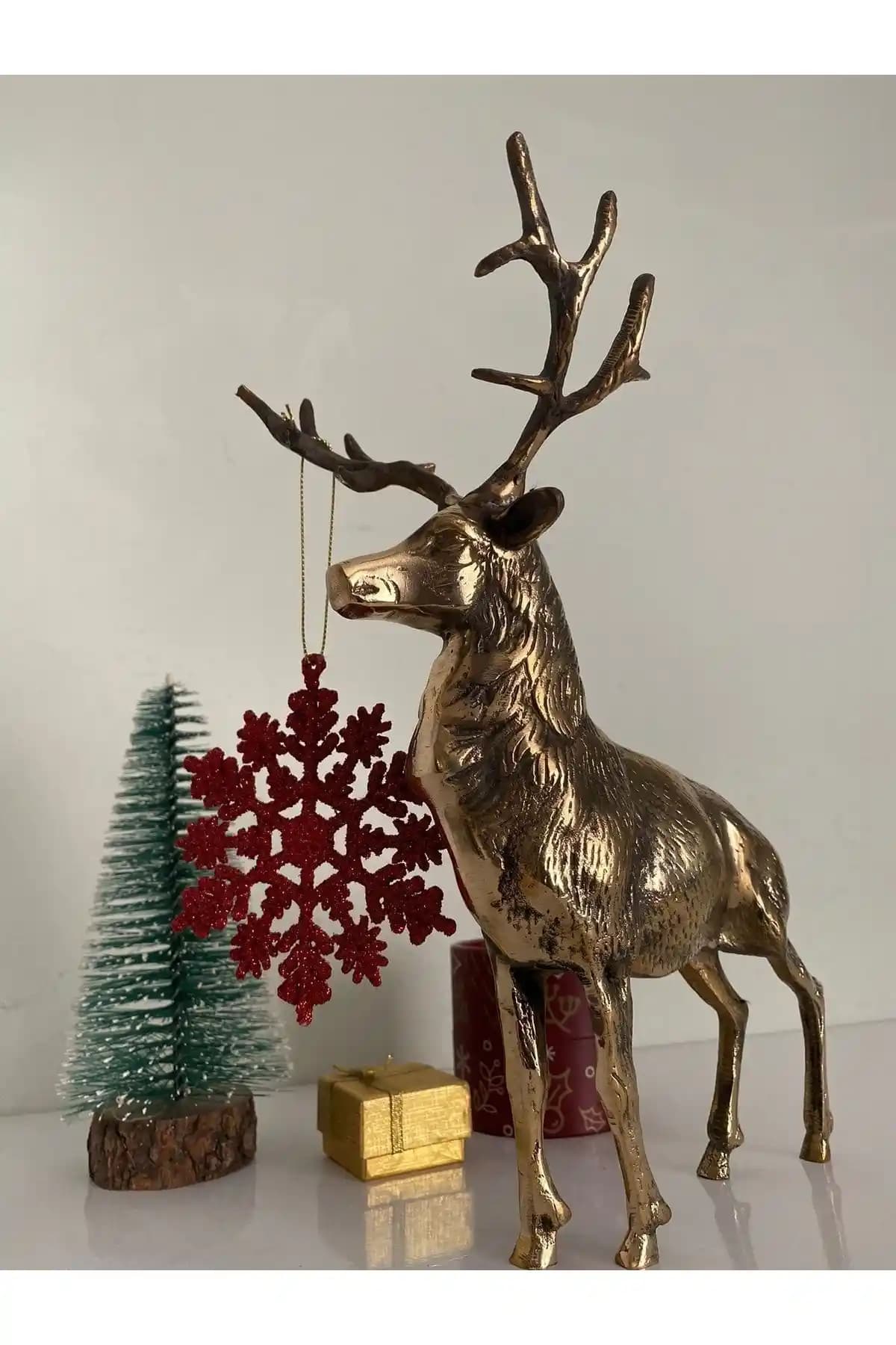 HediyePirinç Döküm Büyük Boy Masa Biblo Modern ve Retro Ev Dekorasyonu İçin