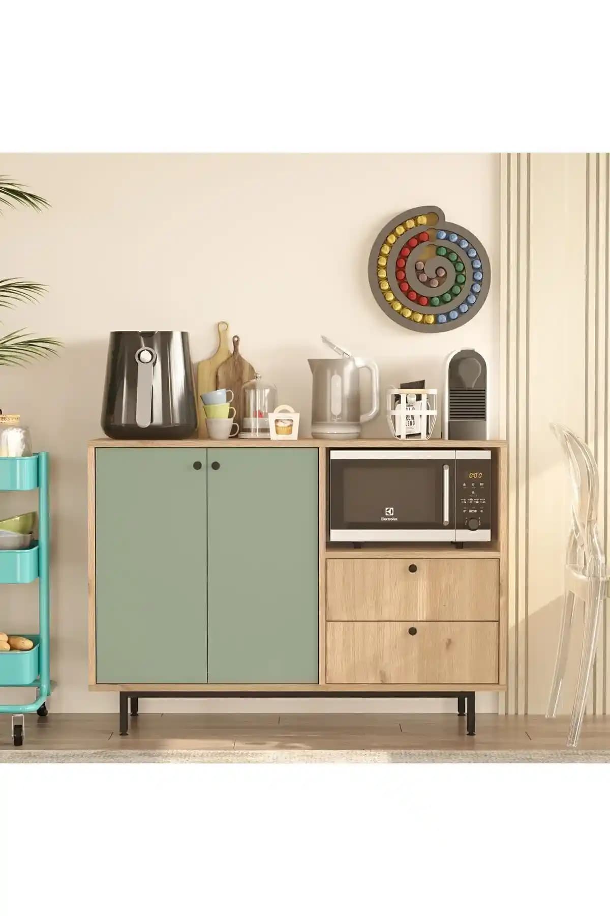 Küf Yeşili Eskitme Mobilya ile Doğal ve Vintage Dekorasyon Seçenekleri