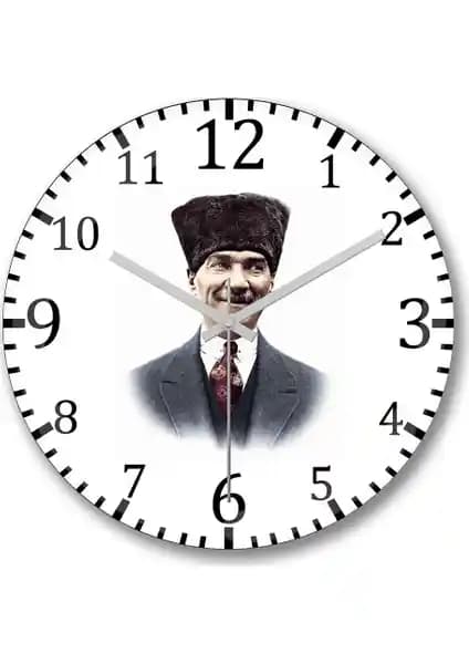 Atatürk5 Duvar Saati: Şık ve İşlevsel Tasarımıyla Klasik Dekorasyon İçin Uygun