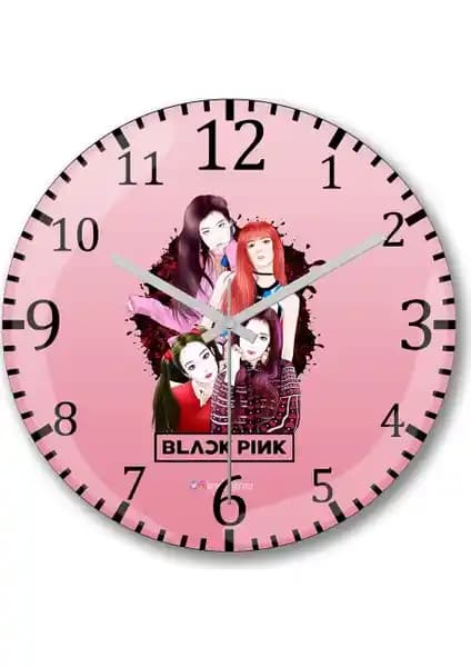 Black Pink Temalı Duvar Saati: Modern İç Mekanlar İçin Estetik ve Fonksiyonel Tasarım