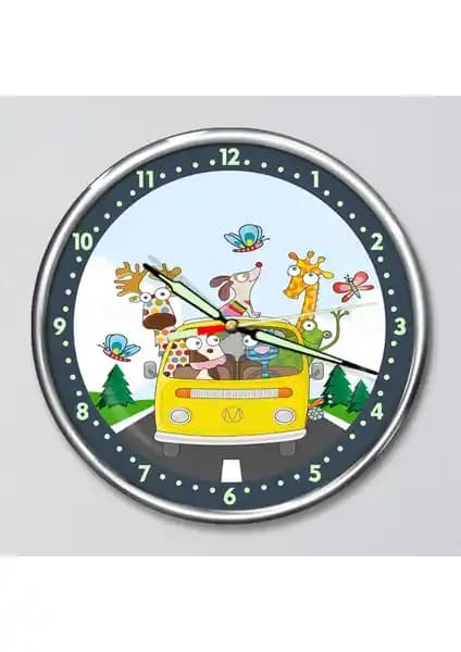 Dekor Loft Kırılmaz Cam Fosforlu Gece Parlayan Çocuk Odası Duvar Saati İncelemesi