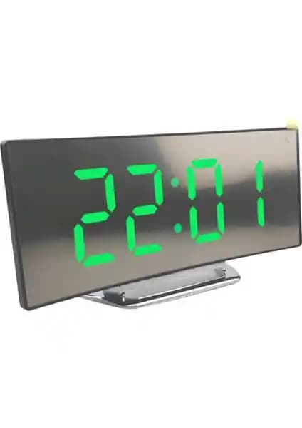 Dolity Dijital LED Ekranlı Çalar Saat Modern Tasarım ve Çok Fonksiyonlu Kullanım Özellikleriyle
