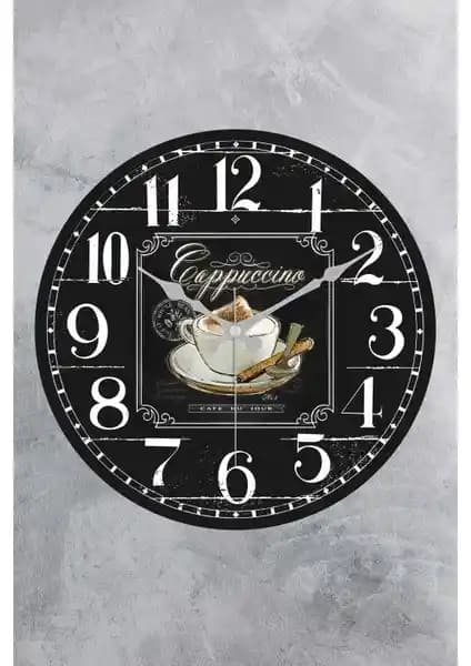 Emores 25 cm Dekoratif Plastik Cam Bombeli Mutfak Duvar Saati: Estetik ve Fonksiyonellik Bir Arada