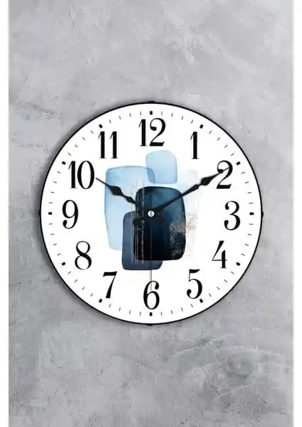 Emores 36 cm Bombe Cam Dekoratif Duvar Saati Sessiz Mekanizma ile Şık ve Fonksiyonel Tasarım