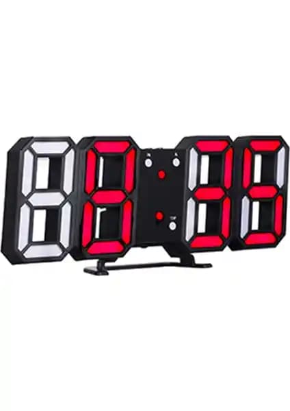 Gahome 3D LED Dijital Saat: Modern ve Dekoratif Zaman Ölçer Tasarımı ve Özellikleri
