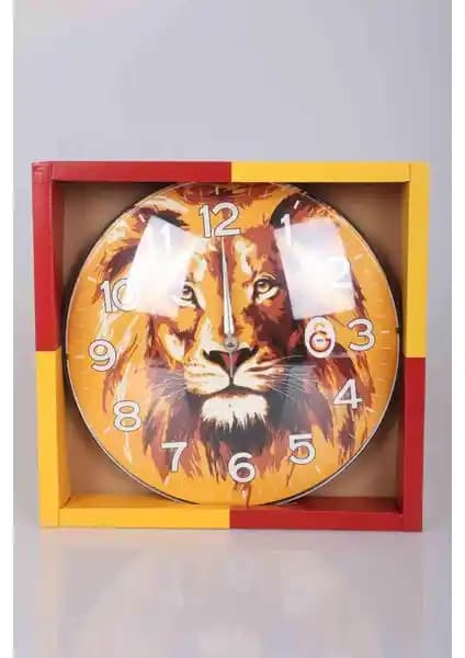 Galatasaray Lisanslı Modern Duvar Saati ile Takım Tutkunuzu Şıklıkla Yansıtın
