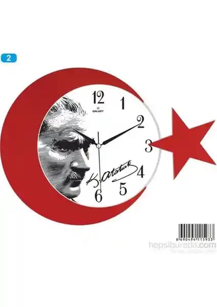 Galaxy 134-2 Duvar Saati: Modern Tasarım ve Dayanıklı Malzeme ile Şıklık Sunar