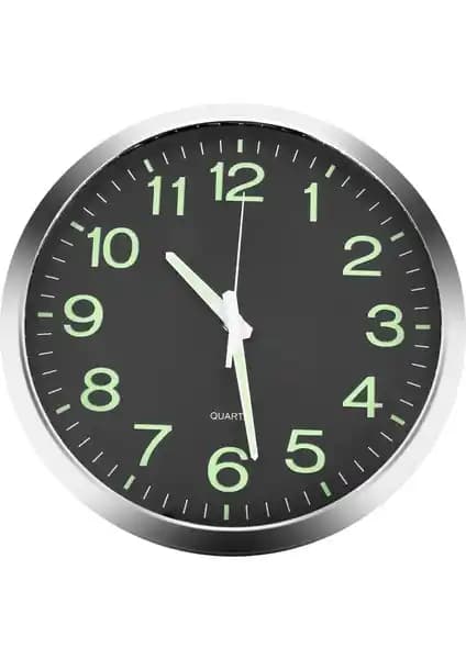 Hermoso 12 İnç Yuvarlak Büyük Işıklı Duvar Saati Modern ve Şık Tasarımıyla Dekorasyonunuza Uyum Sağlar