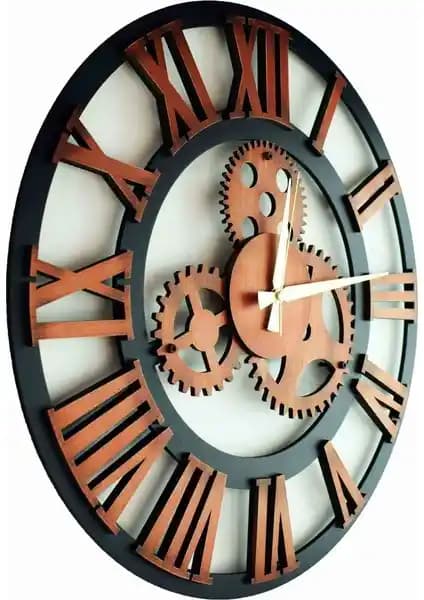 Kayra Tasarım Ahşap Duvar Saati: Modern ve Doğal Dekoratif Saatler