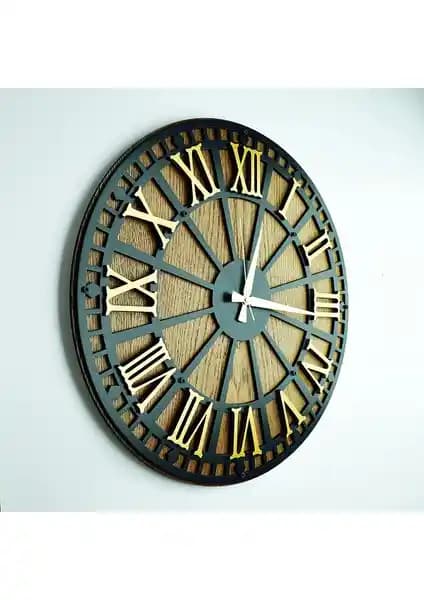 Kayra Tasarım Atölyesi Ahşap Duvar Saati ile Mekânınıza Şıklık Katın