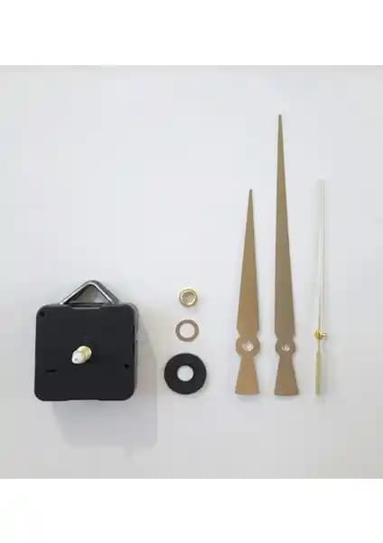 Kayra Tasarım Atölyesi Sessiz Akar Saat Mekanizması Askılı Modern Dekoratif Ürün