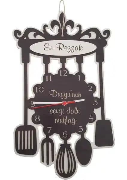 Kişiye Özel Ahşap Mutfak Saati: Şık ve Fonksiyonel Dekoratif Hediye Seçeneği