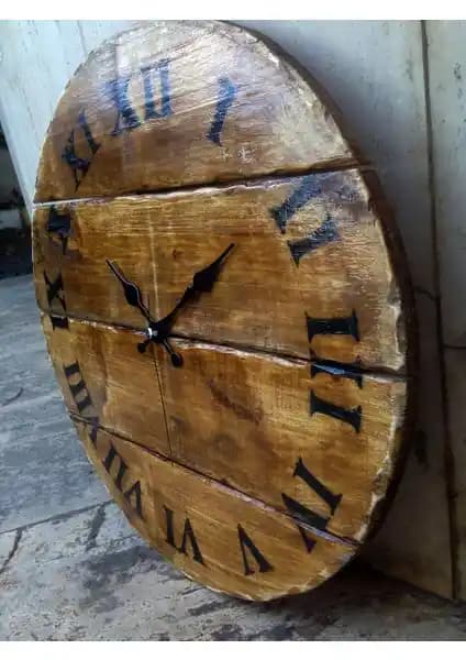 Markakanvas Ahşap Duvar Saati: Doğal ve Estetik Tasarım ile Şıklık Katın