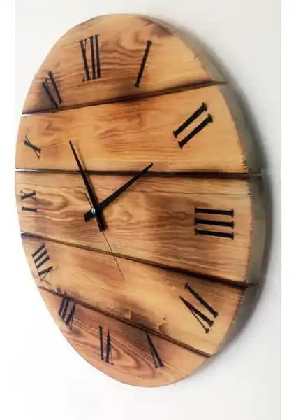 Markakanvas Ahşap Yakma Duvar Saati: Sanat ve İşçiliğin Buluşması