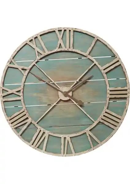 Markakanvas Ahşap Yuvarlak Duvar Saati: Modern ve Doğal Tasarım ile Şıklık Yaratır