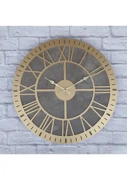 Markakanvas Mermer Desenli Duvar Saati: Modern ve Şık Tasarım ile Dekorasyonunuzu Tamamlayın