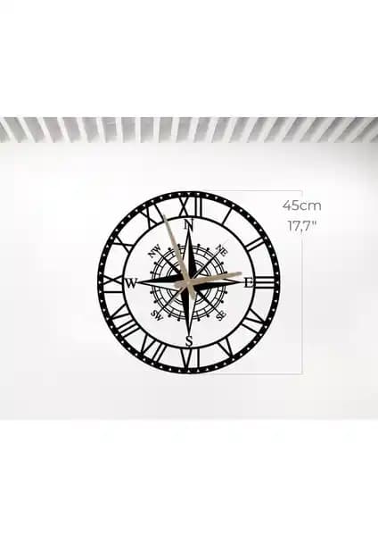 Metalium Concept Dekoratif Roma Rakamlı Metal Duvar Saati: Estetik ve Fonksiyonellik Bir Arada