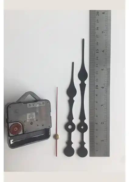 Modern Siyah Dekoratif Saat Seti Akrep Yelkovan ile İç Mekanlara Şıklık Katın