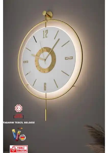 Modern ve Şık MetaQuartz Aksesuar Duvar Saati ile Dekorasyonunuza Zarafet Katın