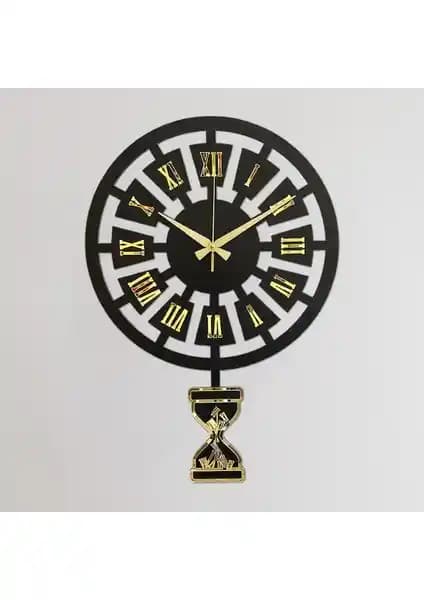 Modern Zamanlar İçin Estetik ve Fonksiyonel Altın Sallanır Duvar Saati