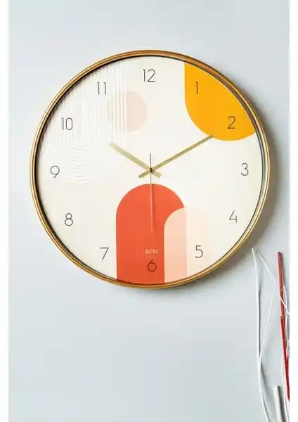 Muyika Pino Bohem Duvar Saati Modern Tasarım ve Sessiz Çalışma Özelliğiyle Şıklık Katar