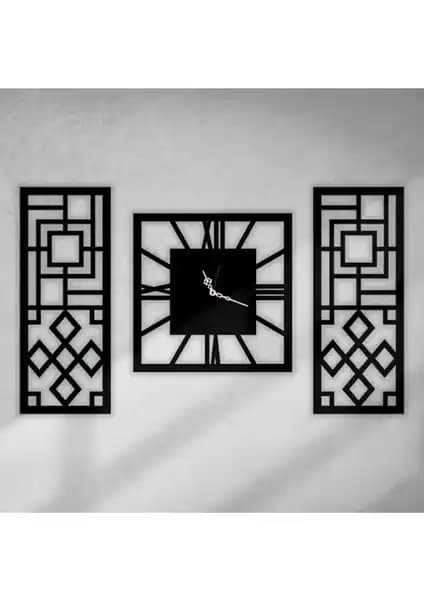 Nisanest Modern Gümüş Güneş Duvar Saati Dekoratif ve Şık Tasarım Özellikleriyle