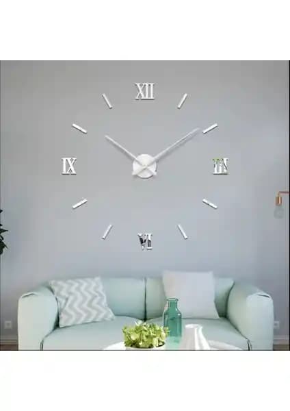 Otantik 3D Pleksi Duvar Saati Modern ve Şık Dekoratif Tasarım Özellikleriyle