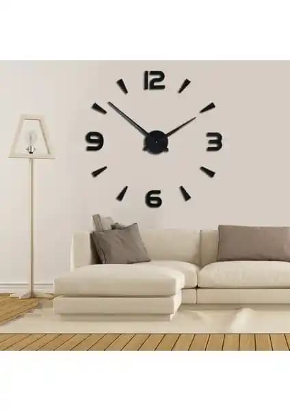 Otantik 3D Wall Modern Nesil Dıy Büyük Boy Dekoratif Duvar Saati ve Tasarım Özellikleri