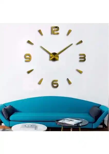 Otantik Dekoratif 3D Duvar Saati ile Evinize Sanat ve Zarafet Katın
