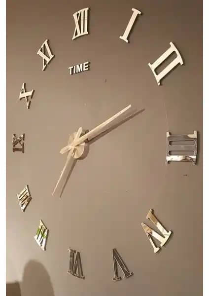 Otantik Dekoratif 3D Duvar Saati ile Mekanlarınıza Modern Şıklık Katın