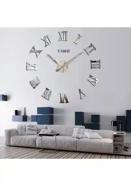 Otantik Dıy 3D Dekoratif Duvar Saati G34R-01 Modern ve Estetik Tasarım Özellikleri