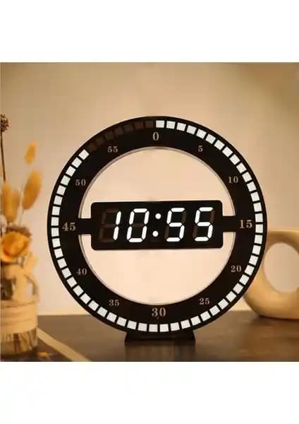 TriLine 3D LED Dijital Elektronik Modern Duvar ve Masa Saati Teknik Özellikleri ve Kullanım Rehberi