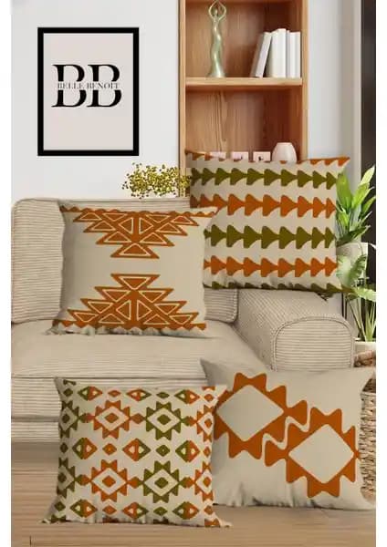 Belle Benoit 4'lü ve Hamur Teddy Puffy 2'li Kırlent Kılıfı Karşılaştırması: Kumaş ve Tasarım Özellikleri