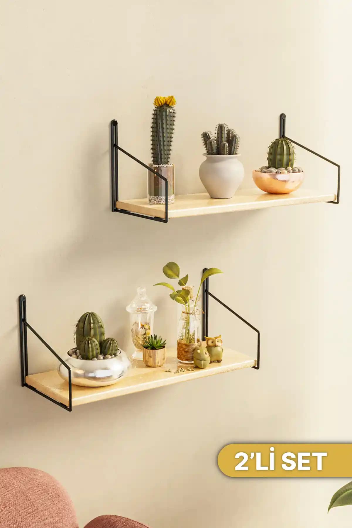 Bino Raf Duvar Rafı: Siyah Mat Masif Ahşap ile Modern ve Fonksiyonel Tasarım