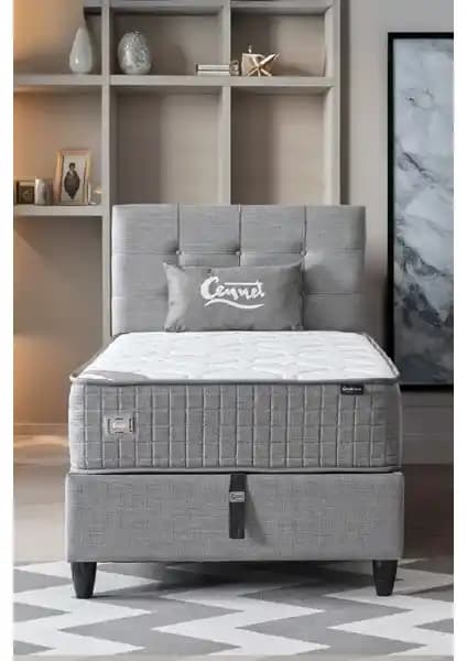 Cennet Yatak Mimoza Modeli Tek Kişilik Full Ortopedik Antibakteriyel 3'lü Yatak Seti