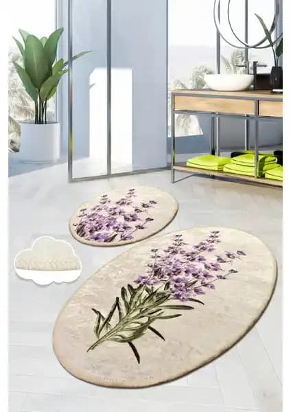 Chilai Home Lavender Djt 2'li Set Banyo Halısı: Konforlu ve Estetik Tasarım