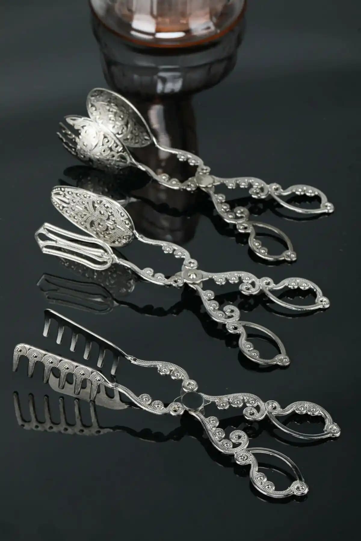 Egk Çarşı 3'lü Salata, Kek ve Makarna Maşa Seti - Sağlıklı ve Dayanıklı Tasarım