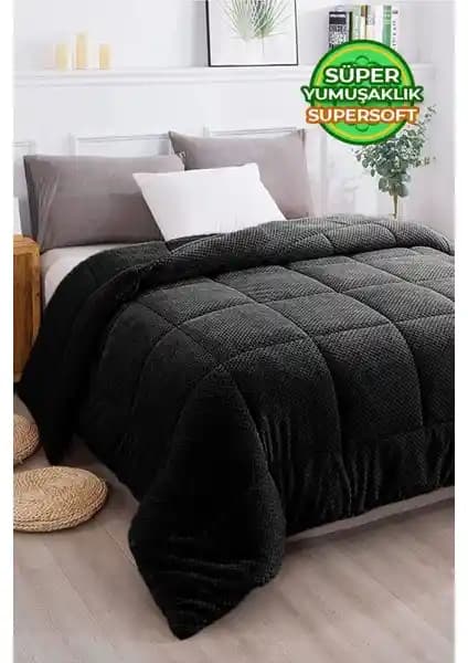 Evlen Home Collection Ultra Yumuşak Çift Taraflı Wellsoft Peluş Yorgan 200x220 cm